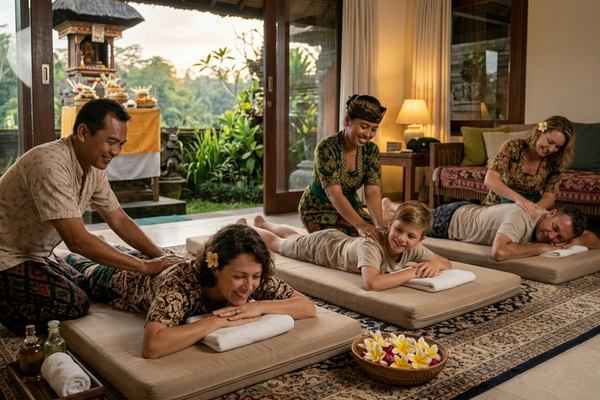 family massage in bali